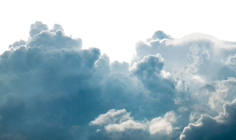 Imagen de una nube usada de fondo